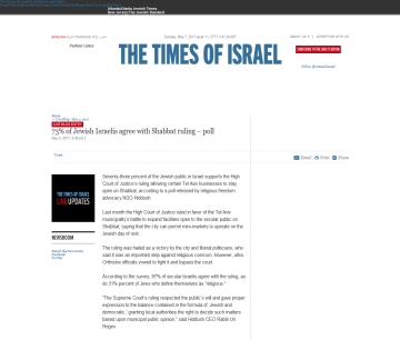 http://www.timesofisrael.com/liveblog_entry/73-of-jewish-israelis-agree-with-shabbat-ruling-poll/