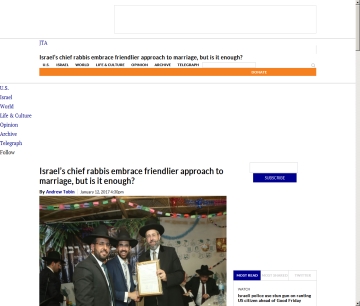 http://www.jta.org/2017/01/12/news-opinion/israel-middle-east/israels-chief-rabbis-embrace-friendlier-approach-to-marriage-but-is-it-enough