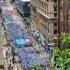 Photo: Celebrating Israel Parade, NYC, by USA 4 Israeli Democracy