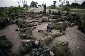Soldiers from the Netzach Yehuda unit finishing a military hike of 40 km. 16.2.10, Avir Soltan, Flash 90 Soldiers from the Netzach Yehuda unit finishing a military hike of 40 km. 16.2.10, Avir Soltan, Flash 90