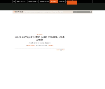 http://www.tabletmag.com/scroll/139169/israeli-marriage-freedom-ranks-with-iran-saudi-arabia