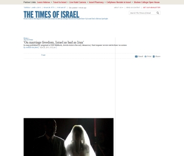 http://www.timesofisrael.com/on-marriage-freedom-israel-as-bad-as-iran/