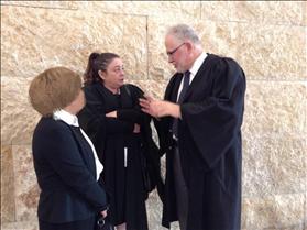 Elad Resident CC and Lawyers Rabbi Uri Regev and Edna Meyrav
