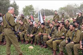 Chief of Staff Lt. Gen. Benny Gantz visit Netzach Yehuda battalion near Jenin. 02.03.2014, Photo: IDF Spokesperson