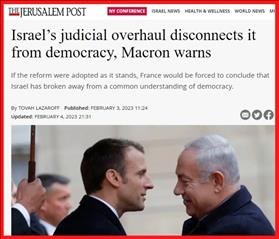 Macron Netanyahu