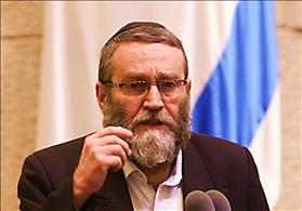 MK Rabbi Moshe Gafni, source: Wikipedia
