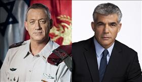 Benny Gantz (l) and Yair Lapid (r), source: Wikipedia